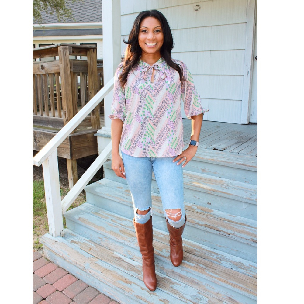 Colorful blouse